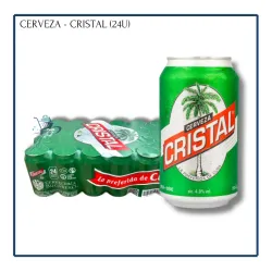 Caja de Cerveza - Cristal (24u)