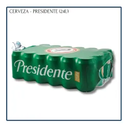 Cerveza - Presidente 355ml (24u)