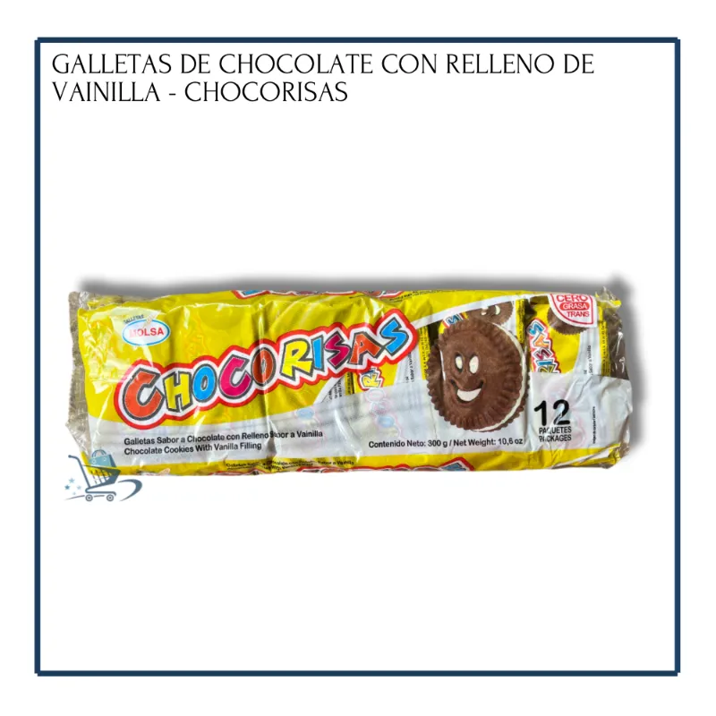 Galletas de Chocolate y Vainilla - Chocorisas (300g)
