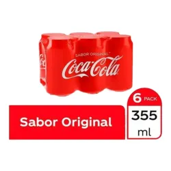 Coca Cola 355ml (6u)