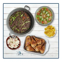 Comida Criolla con Pollo (10 Personas)