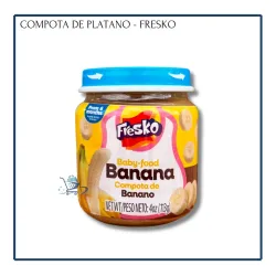 Compota de Plátano - Fresko (113g)
