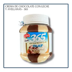 Crema de Chocolate con Leche y Avellanas - 365 (350g)