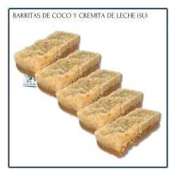 Cremita de leche + Turrón de Coco (5u)