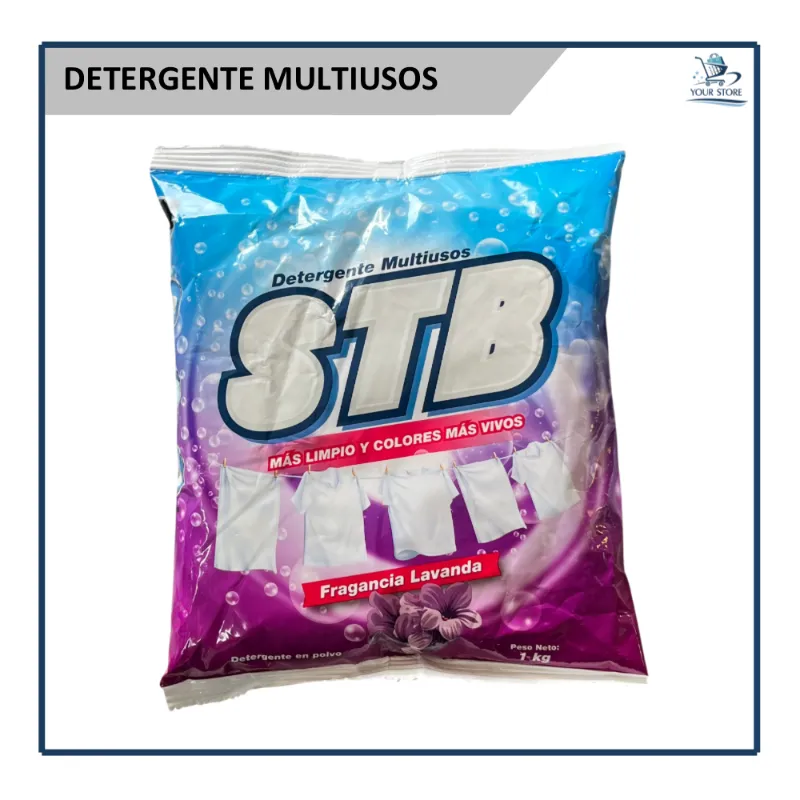 Detergente en Polvo (1Kg) Multiusos STB