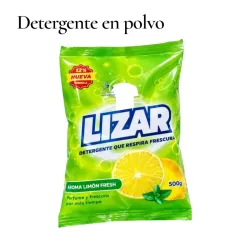 Detergente en Polvo Lizar (500g)