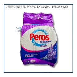 Detergente en Polvo Lavanda - Peros (3Kg)
