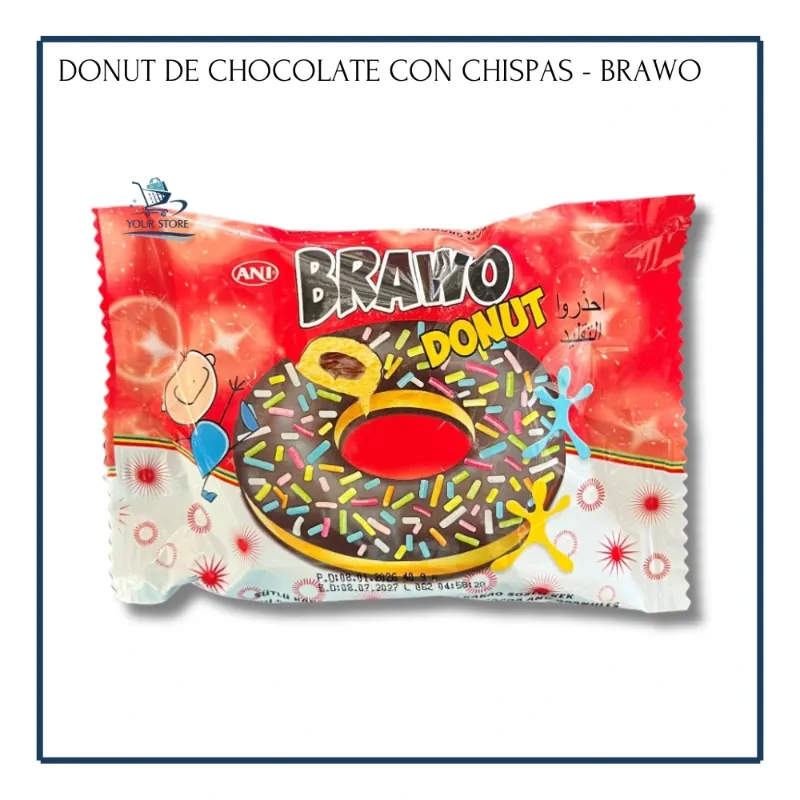 Donut de Chocolate con Chispas - Brawo