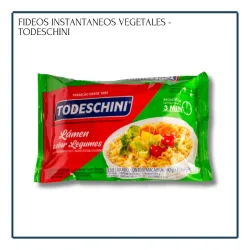 Fideos Instantáneos Sabor Vegetales - Todeschini (85g)