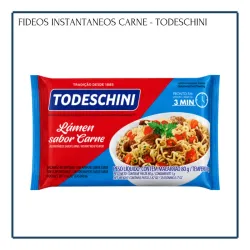Fideos Instantáneos Sabor Carne - Todeschini (85g)
