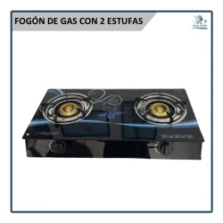Fogón de Gas con 2 Estufas