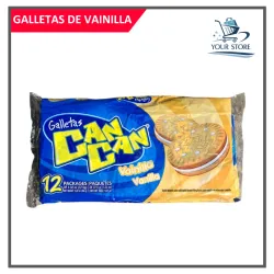 Galletas Can Can de Vainilla 12u (450g)