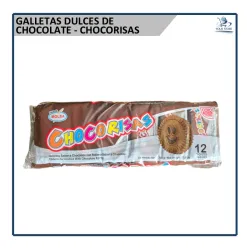 Galletas de Chocolate -con relleno de vainilla  Chocorisas (300g)