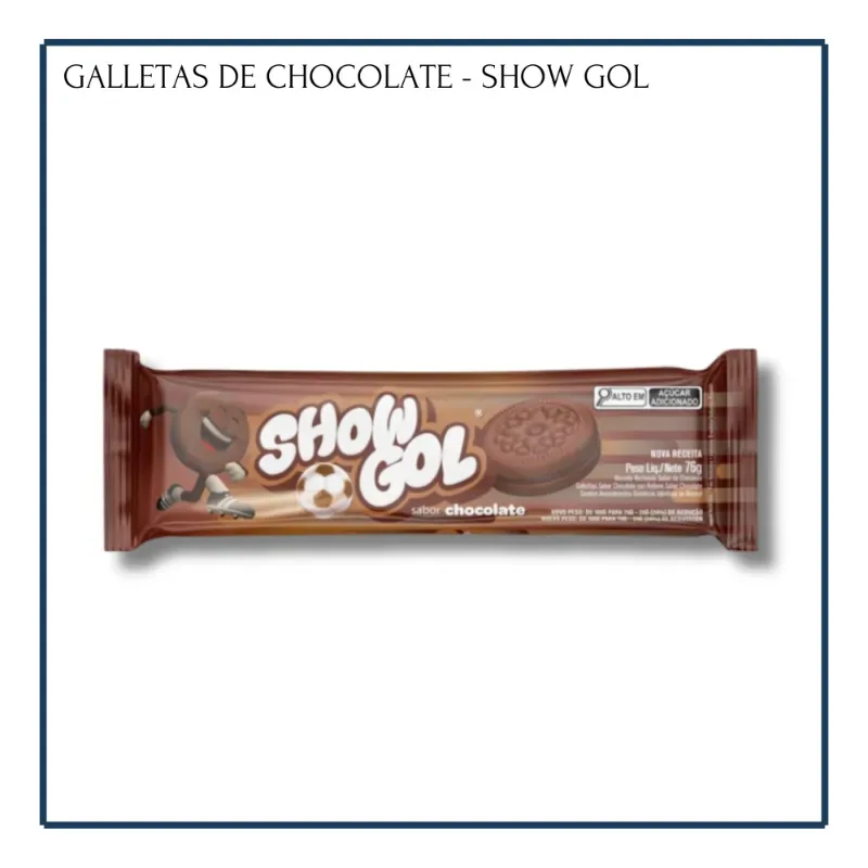Galletas de Chocolate - Show Gol (76g)