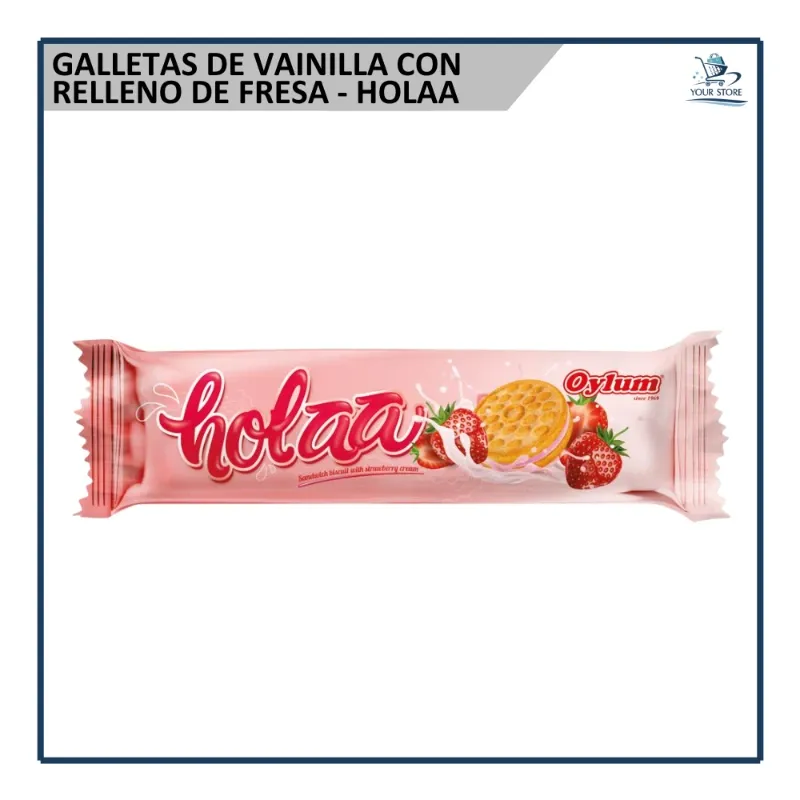 Galletas de Fresa - Holaa (68g)