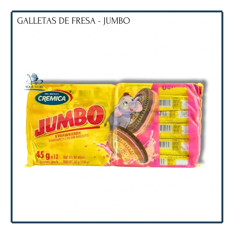Galletas de Fresa - Jumbo (540g)