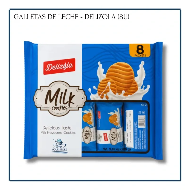 Galletas de Leche - Delizola (8u)