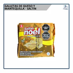 Galletas de Queso y Mantequilla - Saltin (133g)