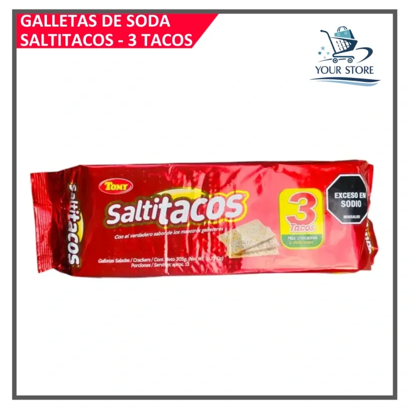 Galletas de Soda Saltitacos (305g)