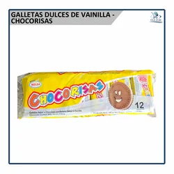 Galletas de Vainilla -con relleno de chocolate Chocorisas (300g)