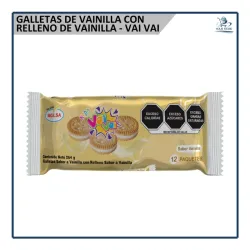 Galletas de Vainilla - Vai Vai 12u (245g)