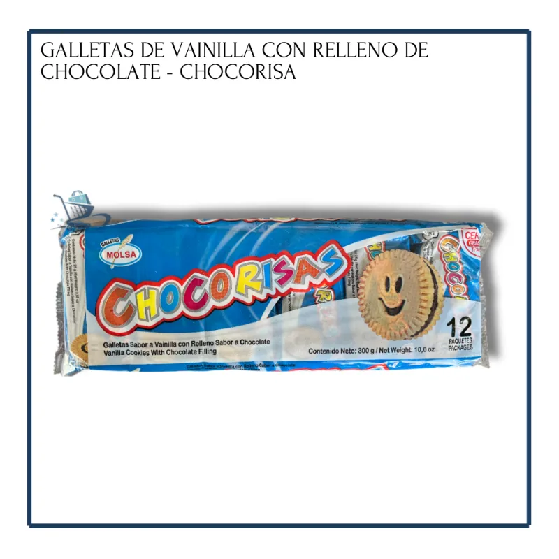 Galletas de Vainilla y Chocolate - Chocorisa (300g)