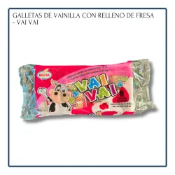 Galletas de Vainilla y Fresa - Vai Vai