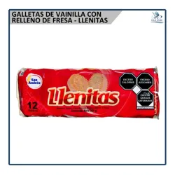 Galletas Fresa - Llenitas 12u (264g)