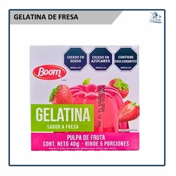 Gelatina Boom Fresa (40g) 