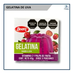 Gelatina Boom Uva (40g)