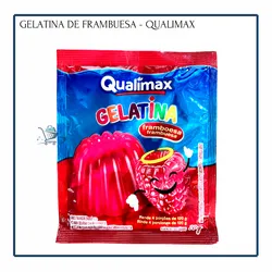 Gelatina de Frambuesa - Qualimax (20g)