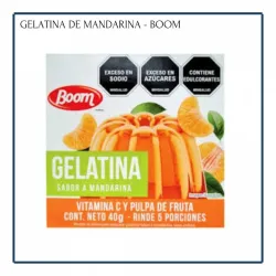 Gelatina de Mandarina - Boom (40g)