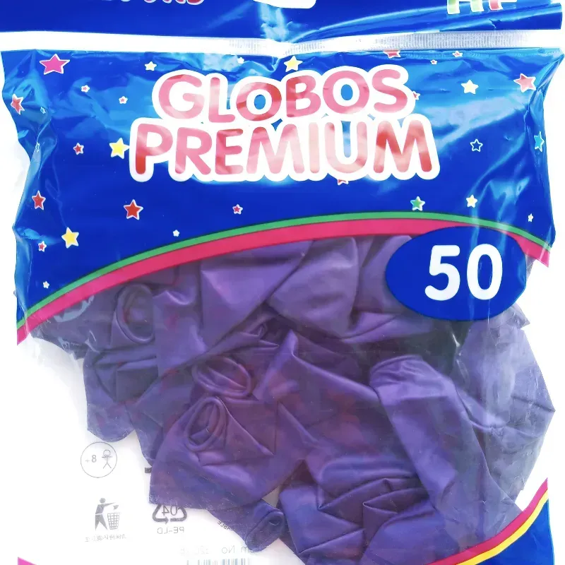 Globo por unidad color violeta 