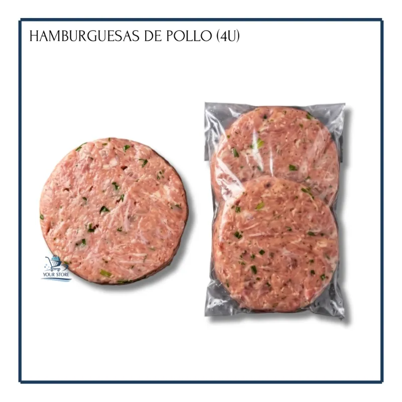 Hamburguesa de Pollo (4u)