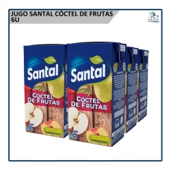Jugo de Cóctel de Frutas Santal (6u)