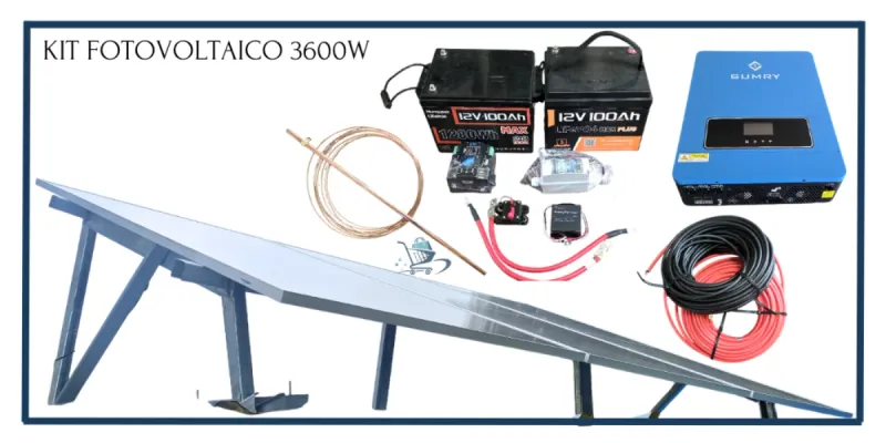 Kit Fotovoltaico - 3600W