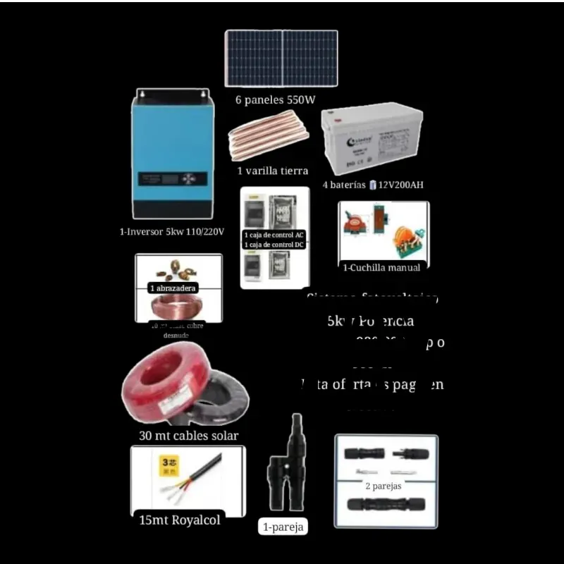 Kit Fotovoltaico 5kW
