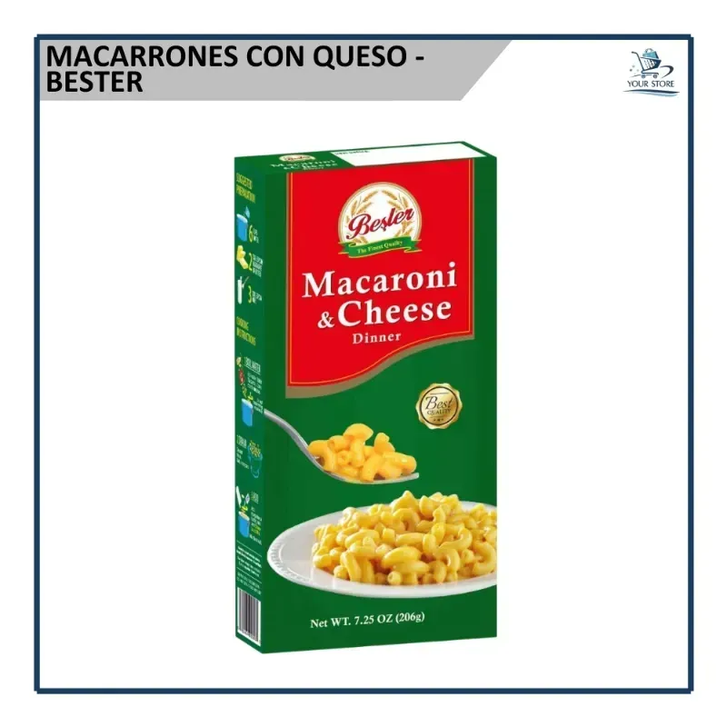 Macarrones con Queso - Bester (206g)