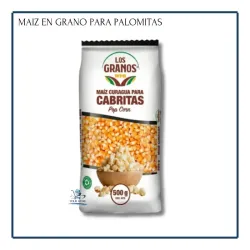Maíz en grano para palomitas - Los Granos (500g)