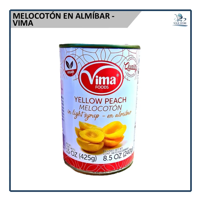 Melocotones en Almíbar - Vima (425g)