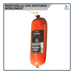 Mortadella de Pollo con Aceitunas - Worldmeat (500g)