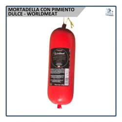Mortadella de Pollo con Pimiento Dulce - Worldmeat (500g)