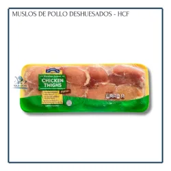Muslos de Pollo Deshuesados y Sin Piel - Hill Country Fare LARGA