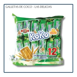 Galletas de Coco - Las Delicias 12u (324g)