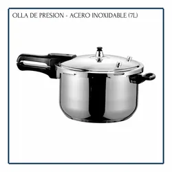 Olla de Presión 3 Válvulas 7L