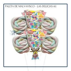Paletas Malvavisco - Las Delicias 11g (6u)