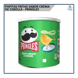 Papitas Fritas Crema de Cebolla - Pringles (40g)