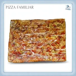 Pizza Familiar de jamón y queso