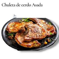 Chuleta de cerdo Asada de (2 a 3L)