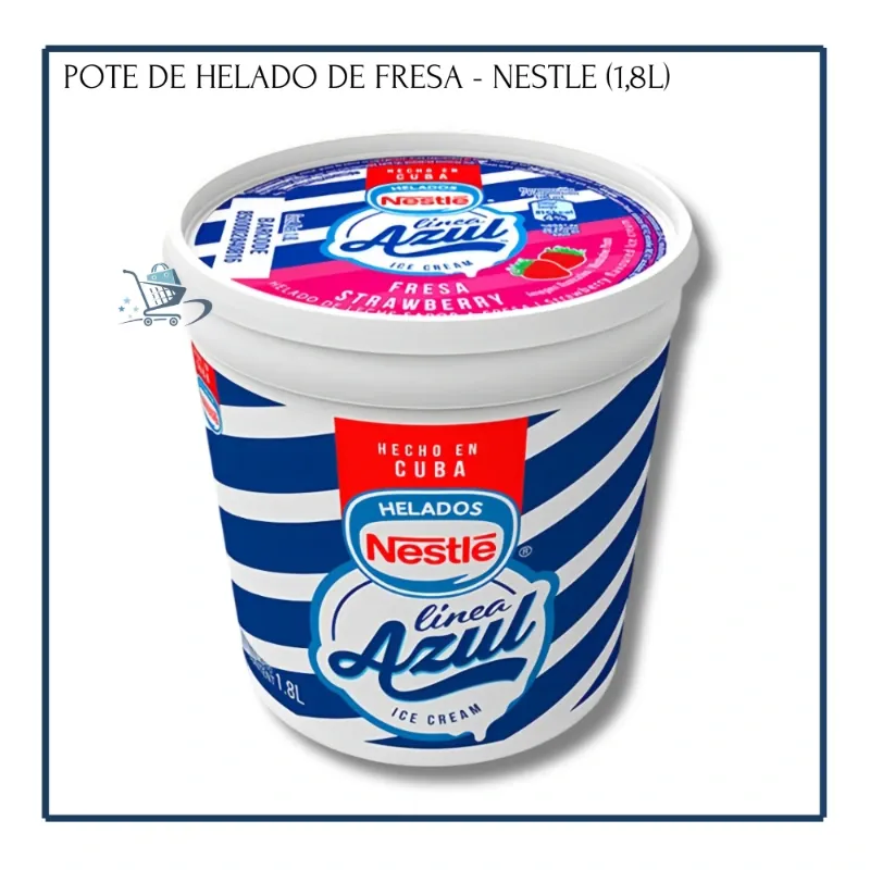 Pote de Helado Fresa - Nestlé (1.8L)